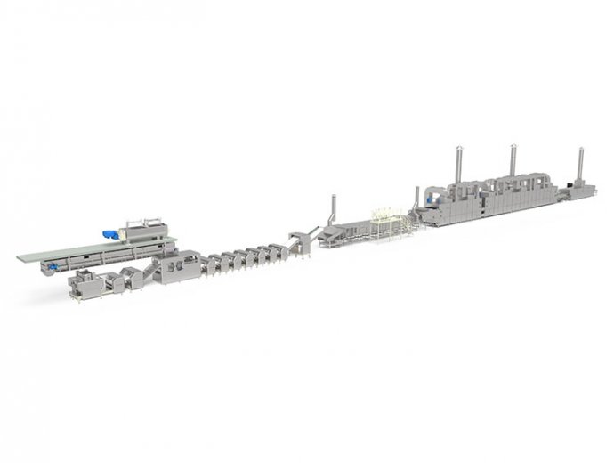 全自动非油炸方便面生产线