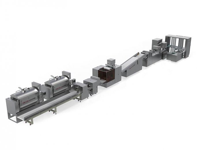 多功能仿生方馒头生产线