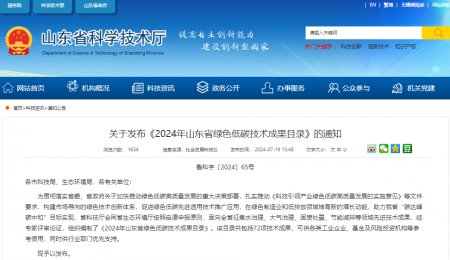 喜讯丨青岛海科佳挂面生产线创新技术入选2024年山东省低碳技术成果目录