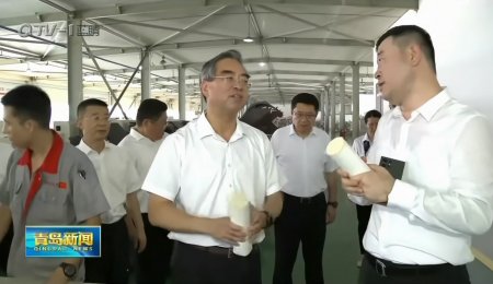 青岛市委书记曾赞荣亲临海科佳调研,为企业创新发展点赞!